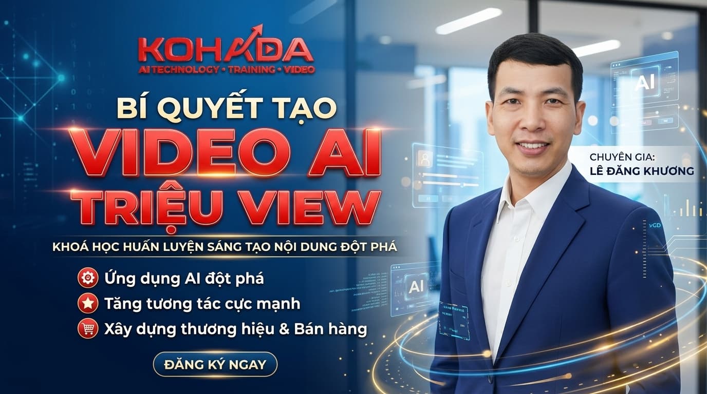 Bí Mật Video AI Triệu View - Khoá học miễn phí